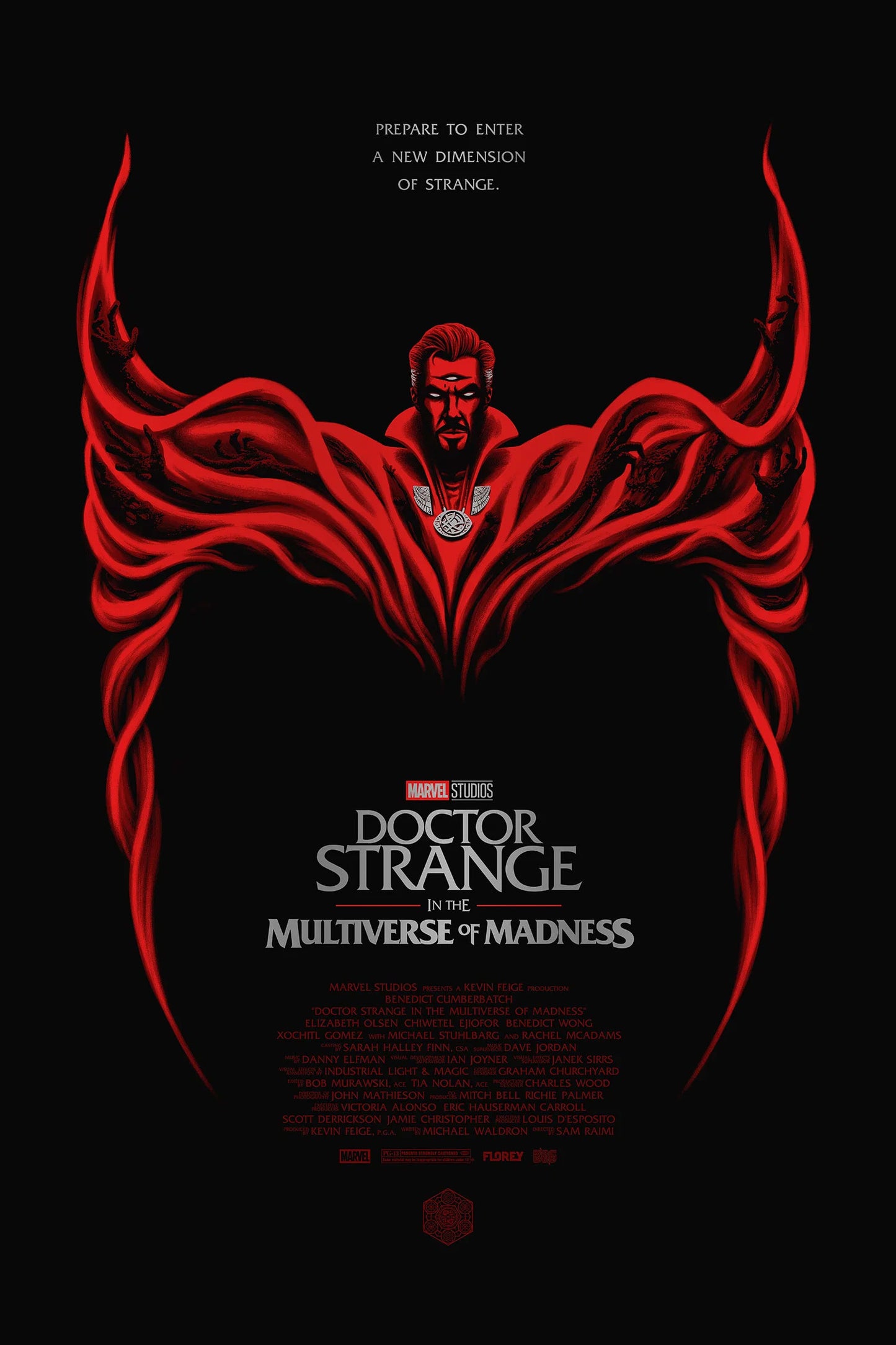 'Dr Strange' Silver Foil AP Poster