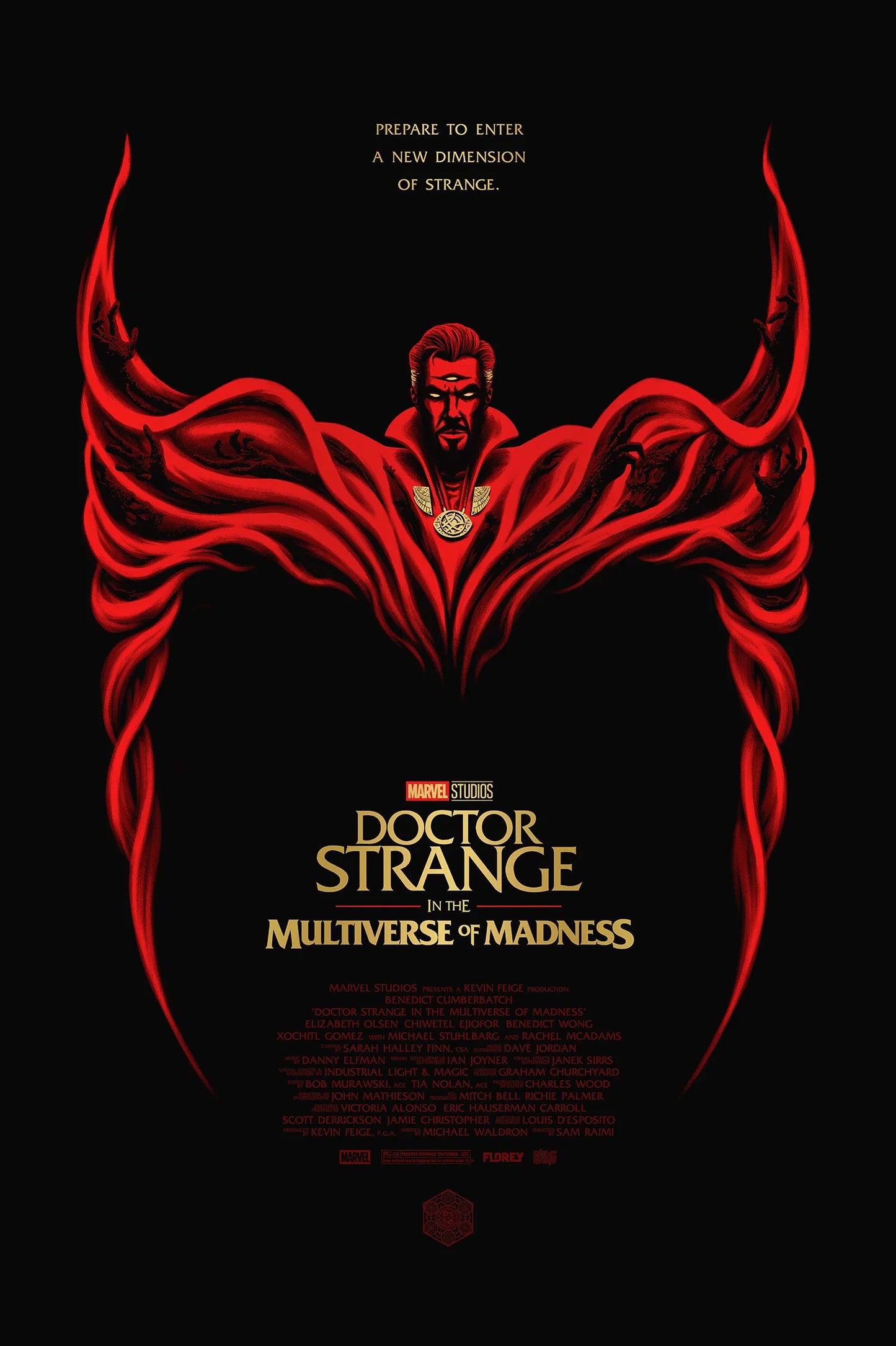 'Dr Strange' Gold Foil AP Poster