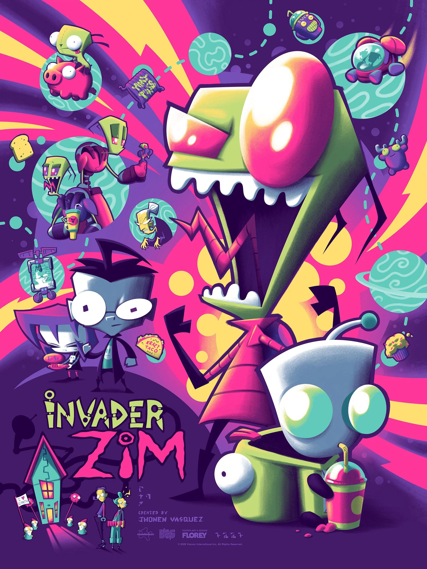 'Invader Zim' AP Poster