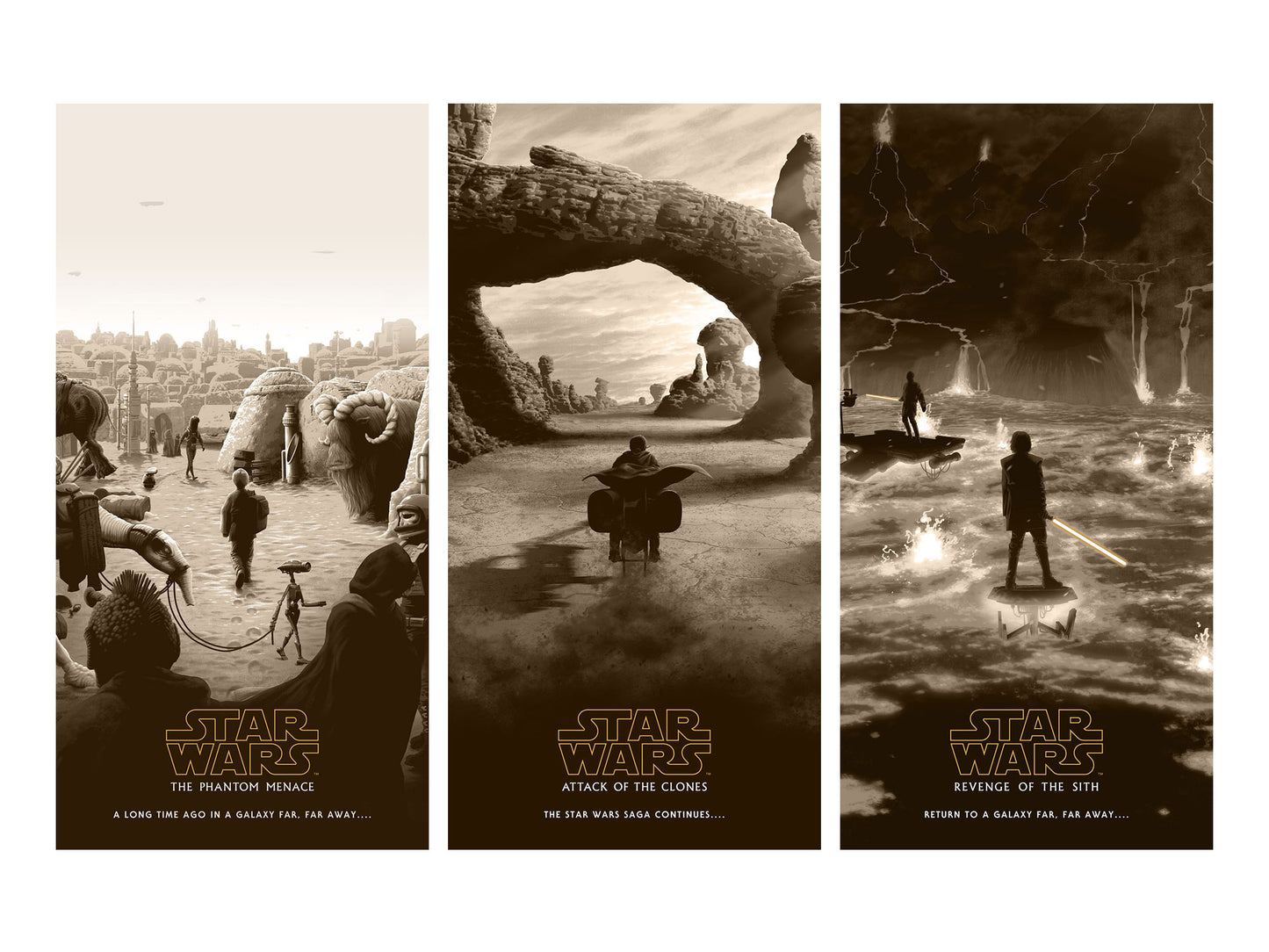 'Star Wars Prequels' Variant AP Set of 3